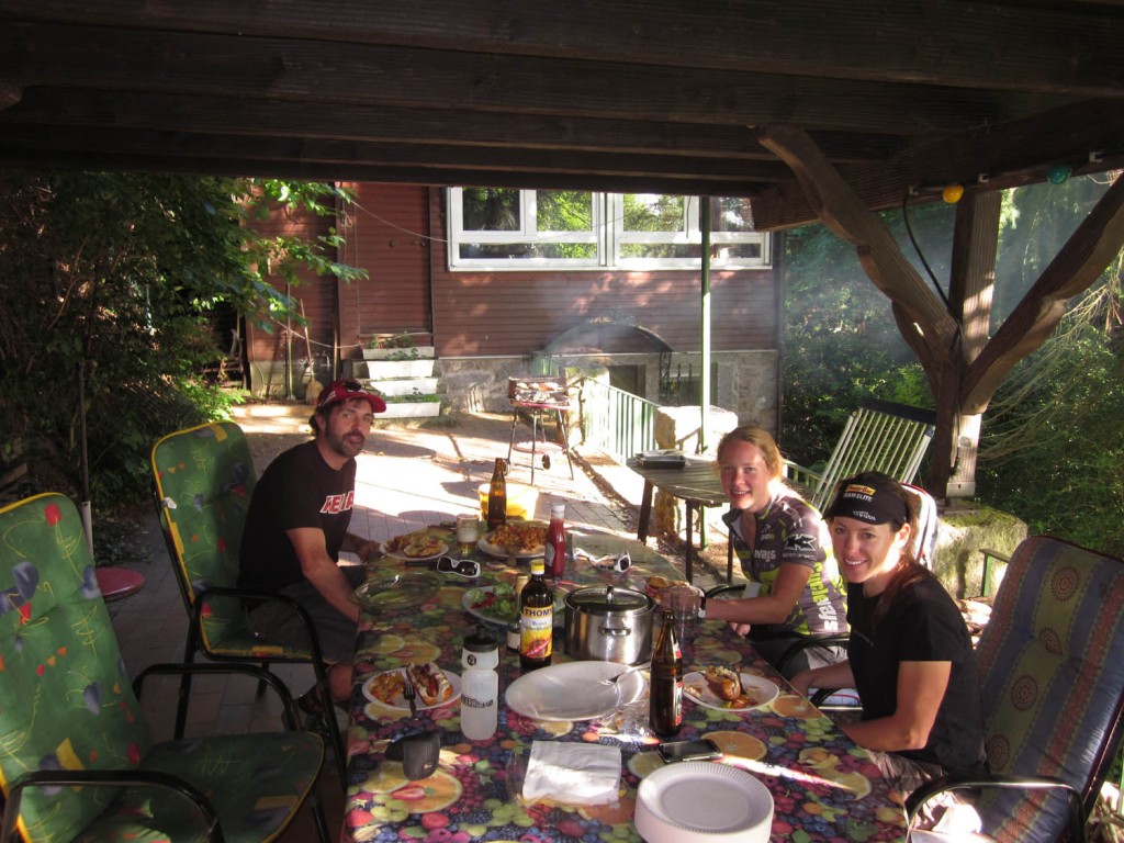 post race bbq