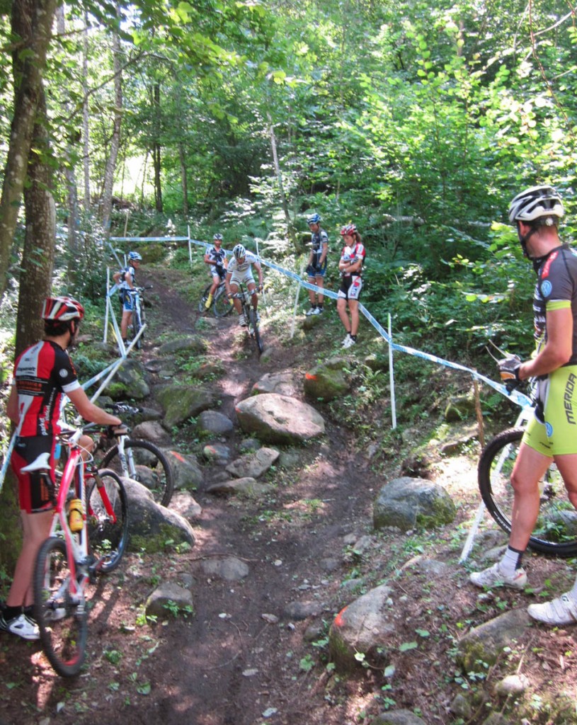 Jose Hermida picks his line