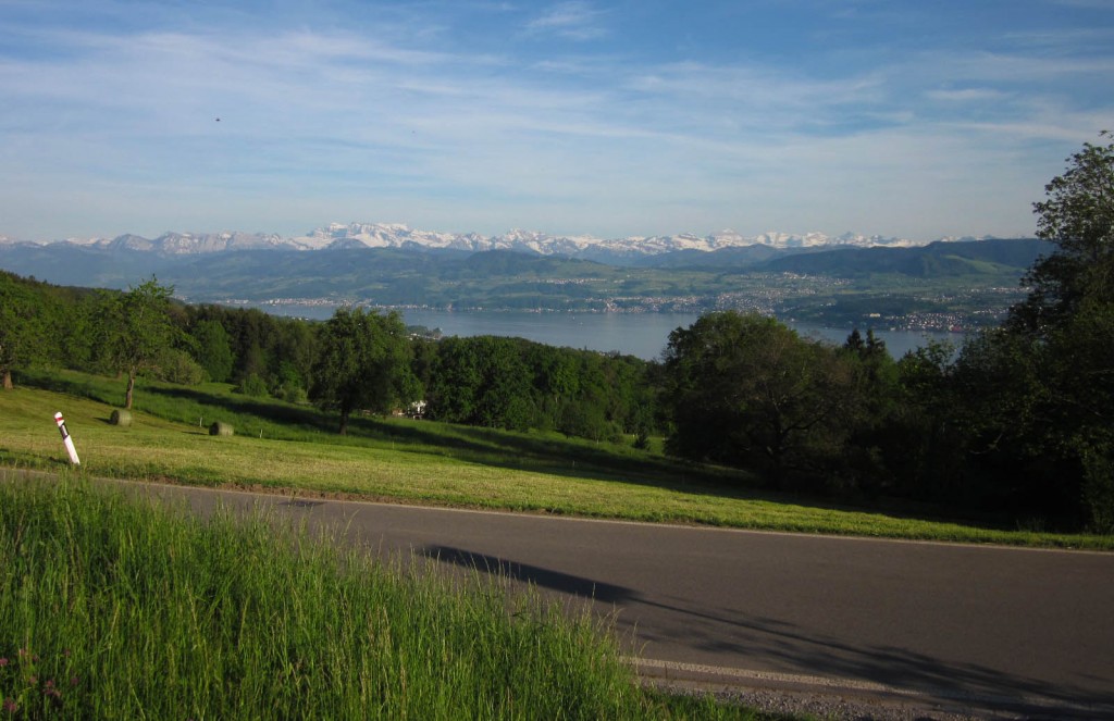 Lake Zürich & the Alps