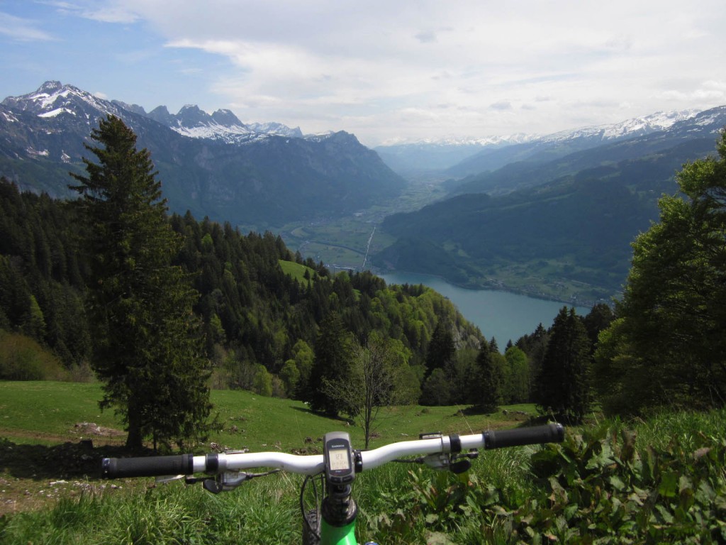view over the Walensee