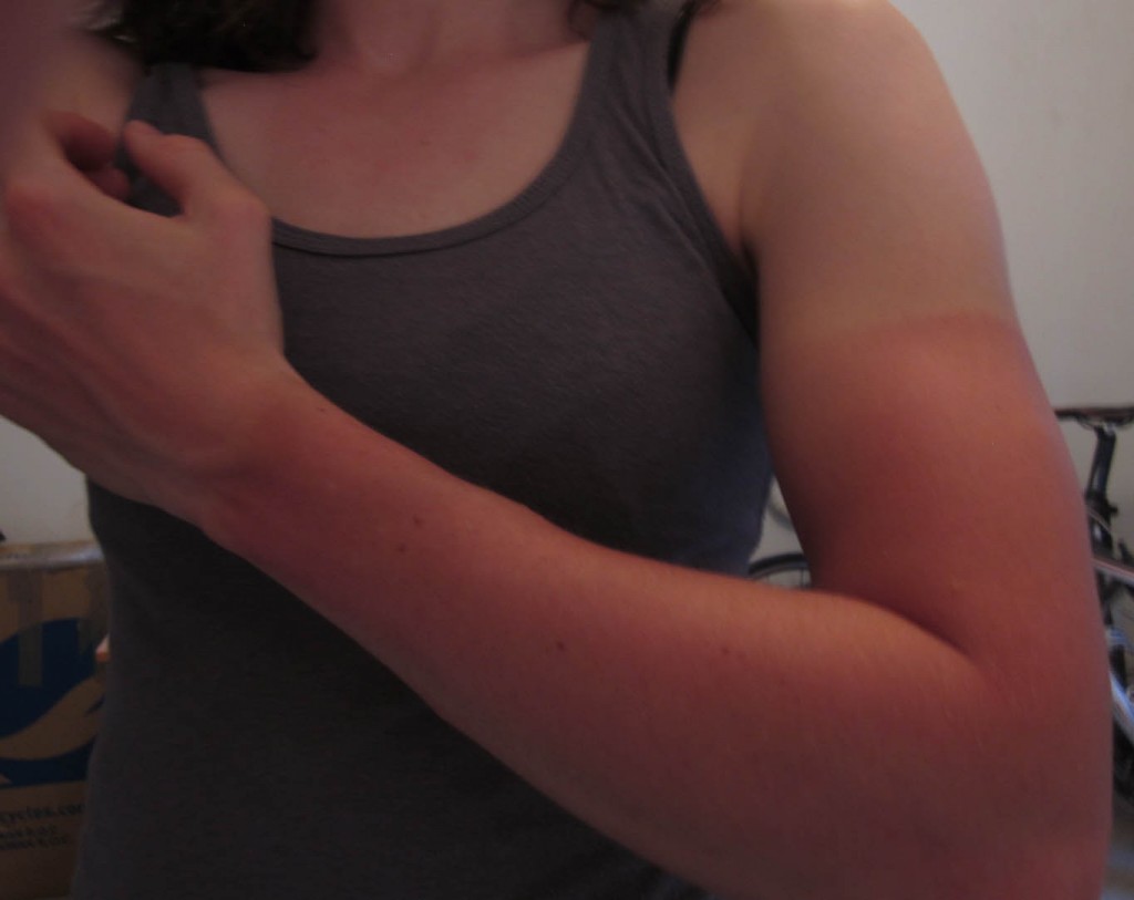 and the tan lines!